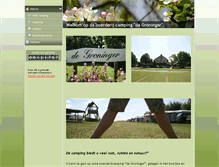 Tablet Screenshot of campingdegroninger.nl